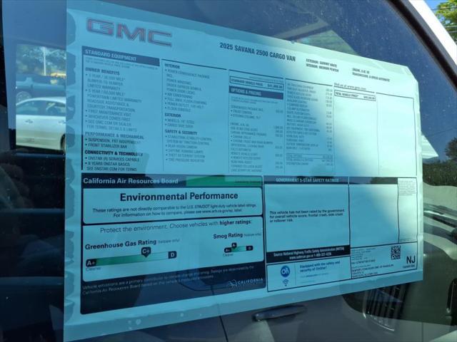 new 2025 GMC Savana 2500 car, priced at $49,340