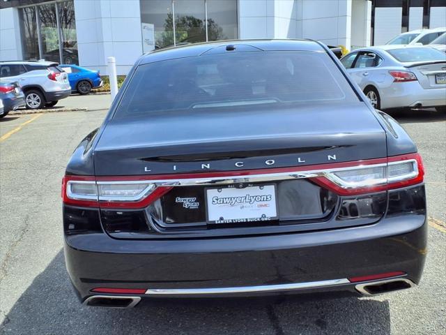 used 2017 Lincoln Continental car, priced at $19,587