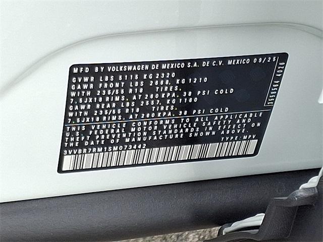 new 2025 Volkswagen Tiguan car, priced at $34,357