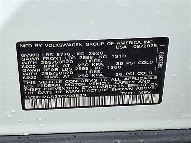 new 2026 Volkswagen Atlas Cross Sport car, priced at $49,951