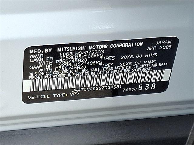 new 2025 Mitsubishi Outlander PHEV car, priced at $48,995