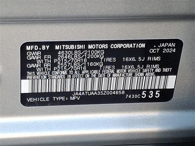 new 2025 Mitsubishi Eclipse Cross car, priced at $28,705