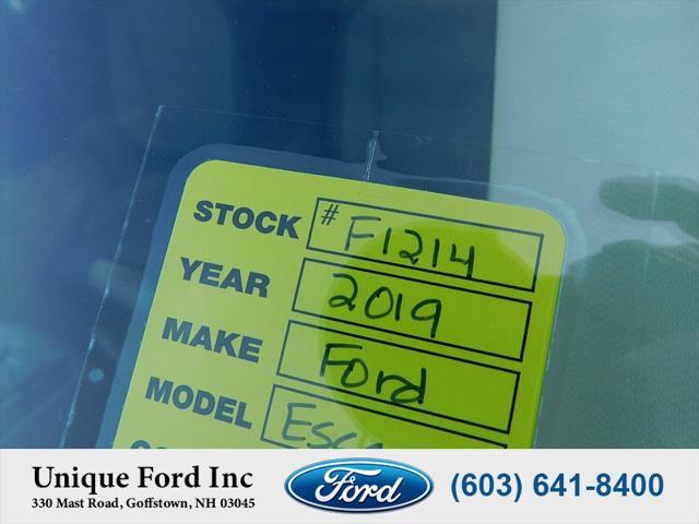 used 2019 Ford Escape car, priced at $18,977