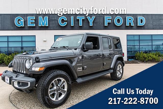 used 2021 Jeep Wrangler Unlimited car, priced at $32,594