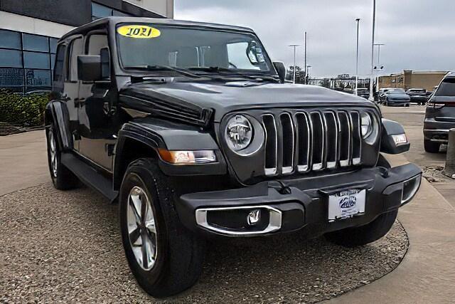 used 2021 Jeep Wrangler Unlimited car, priced at $32,594