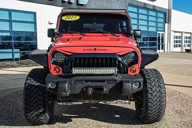 used 2013 Jeep Wrangler Unlimited car, priced at $18,933