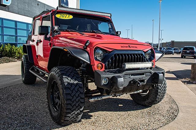 used 2013 Jeep Wrangler Unlimited car, priced at $18,933