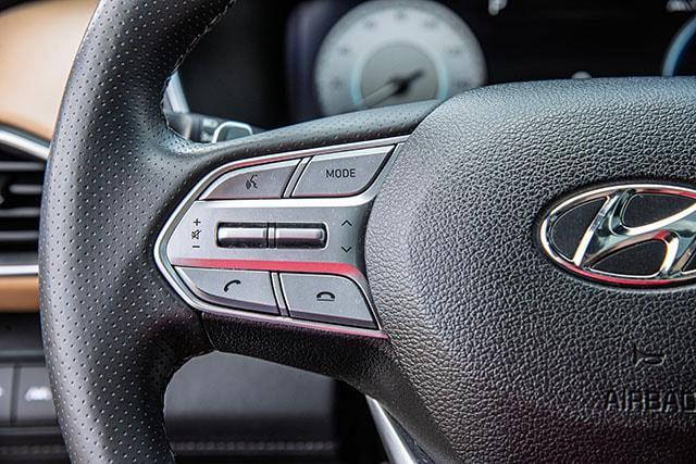 used 2021 Hyundai Santa Fe car, priced at $26,497