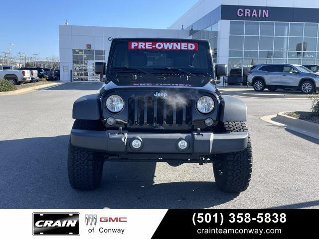 used 2016 Jeep Wrangler Unlimited car, priced at $25,300