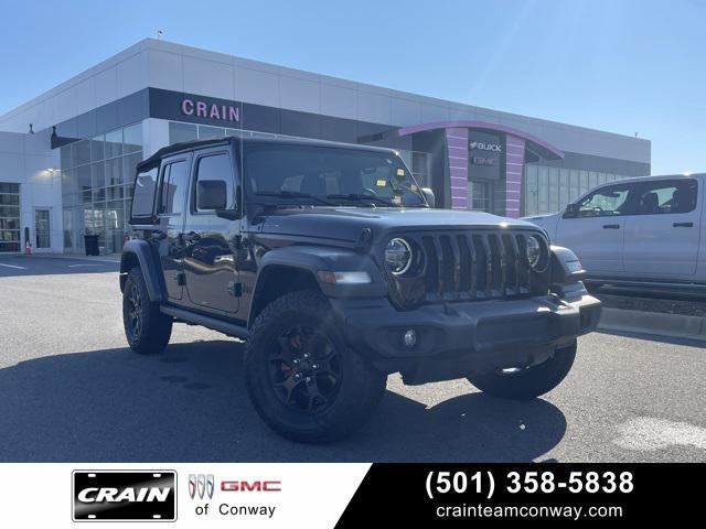 used 2020 Jeep Wrangler Unlimited car, priced at $29,786