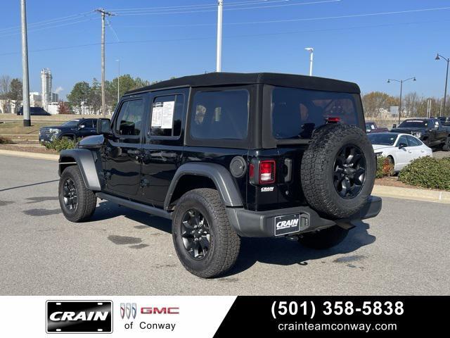 used 2020 Jeep Wrangler Unlimited car, priced at $29,786