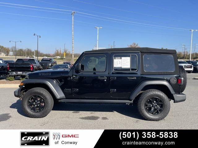 used 2020 Jeep Wrangler Unlimited car, priced at $29,786