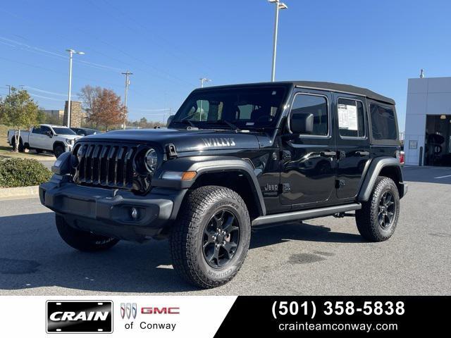 used 2020 Jeep Wrangler Unlimited car, priced at $29,786