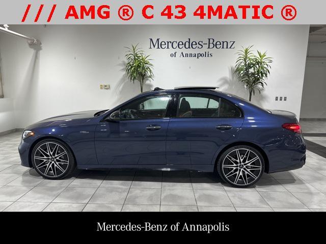 new 2024 Mercedes-Benz AMG C 43 car, priced at $74,660