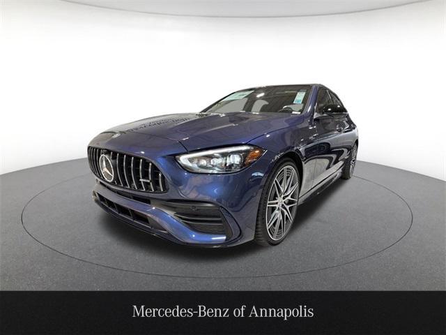 new 2025 Mercedes-Benz AMG C 43 car, priced at $75,455