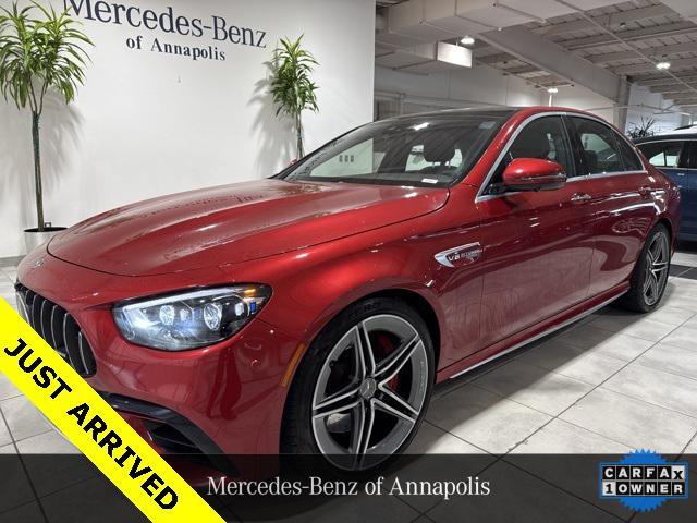 used 2021 Mercedes-Benz AMG E 63 car, priced at $91,881
