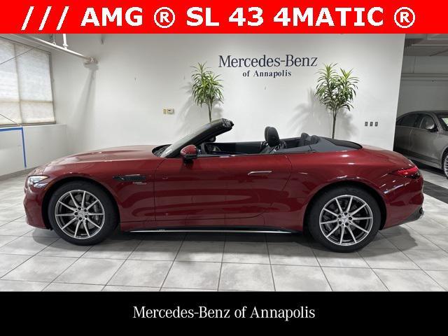 new 2024 Mercedes-Benz AMG SL 43 car, priced at $113,415