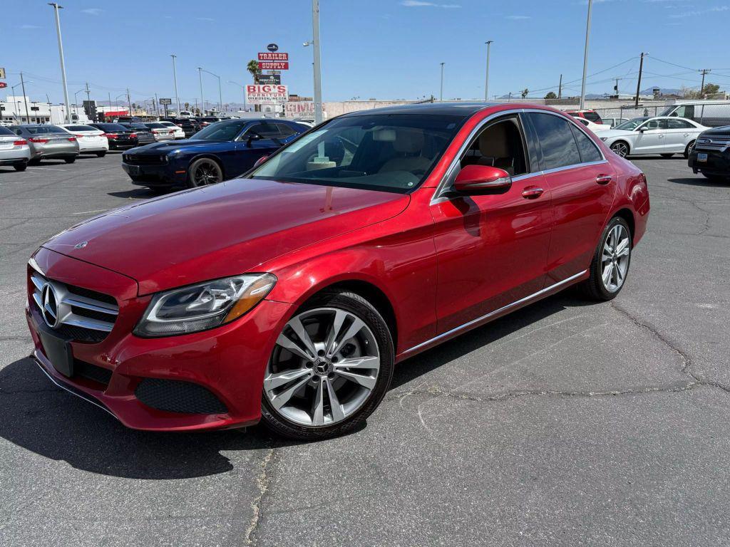 used 2018 Mercedes-Benz C-Class car, priced at $15,649