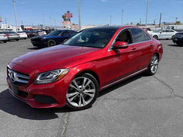 used 2018 Mercedes-Benz C-Class car, priced at $16,299