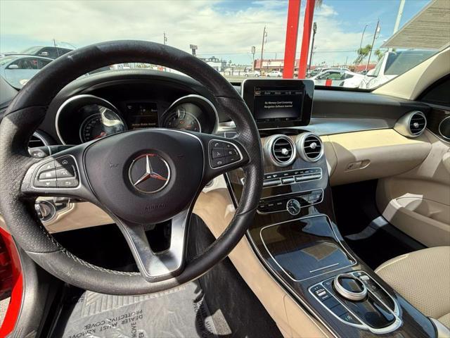 used 2018 Mercedes-Benz C-Class car, priced at $16,299