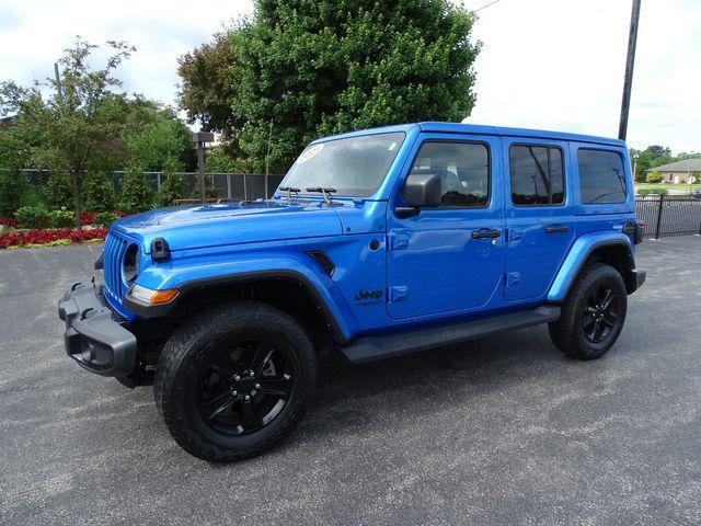 used 2021 Jeep Wrangler Unlimited car, priced at $36,995