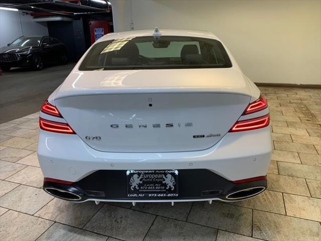 used 2022 Genesis G70 car, priced at $34,477