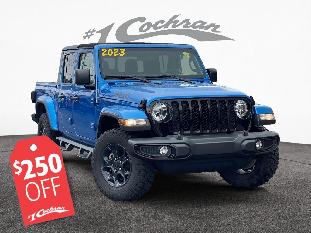 used 2023 Jeep Gladiator car, priced at $34,500