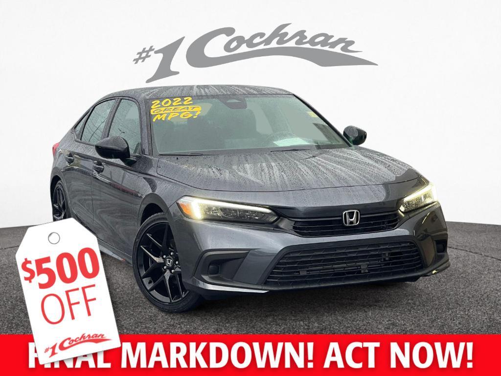 used 2022 Honda Civic car, priced at $23,000