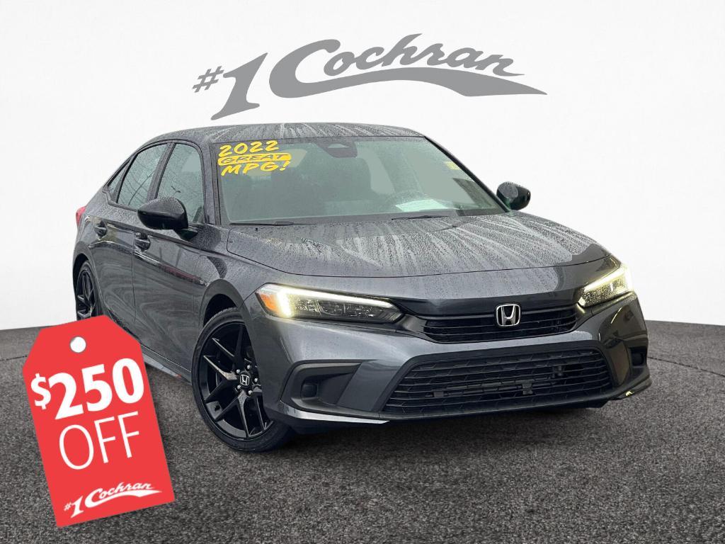 used 2022 Honda Civic car, priced at $23,982