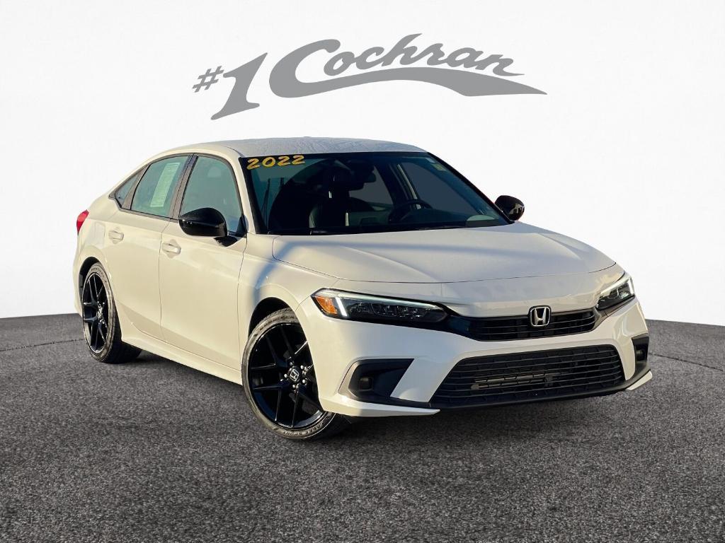 used 2022 Honda Civic car, priced at $24,000