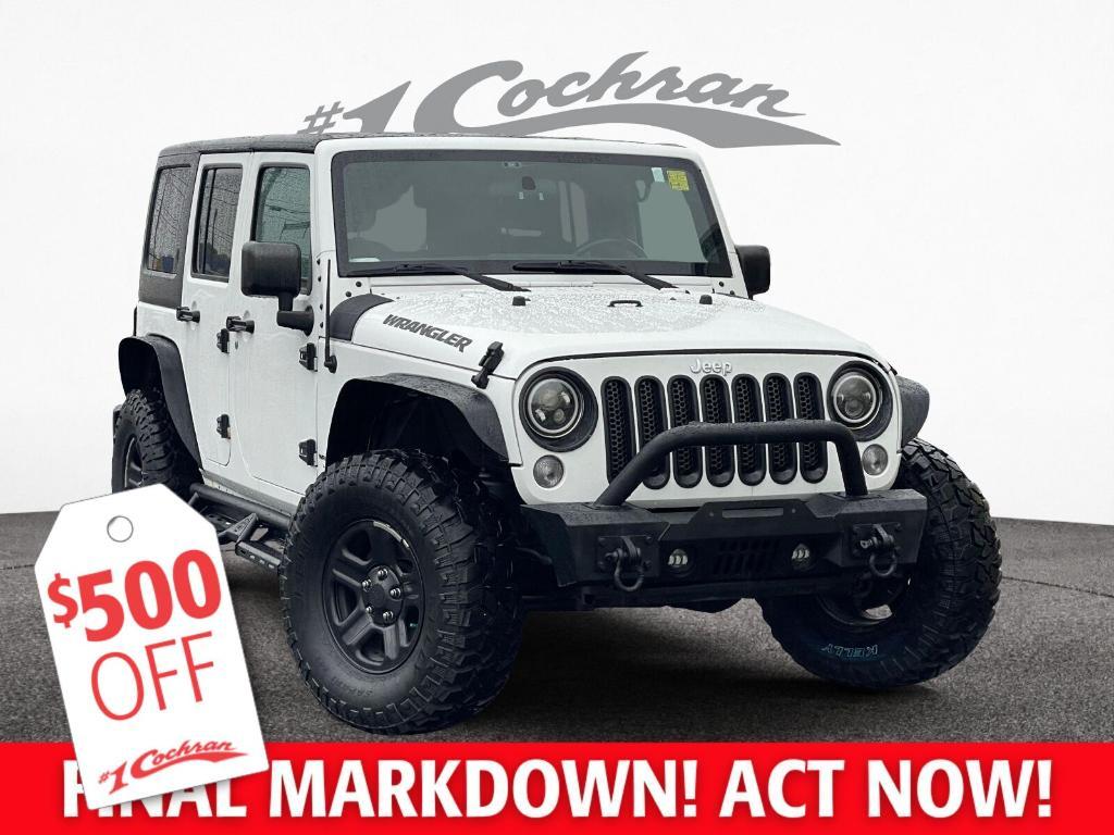 used 2018 Jeep Wrangler JK Unlimited car, priced at $20,871