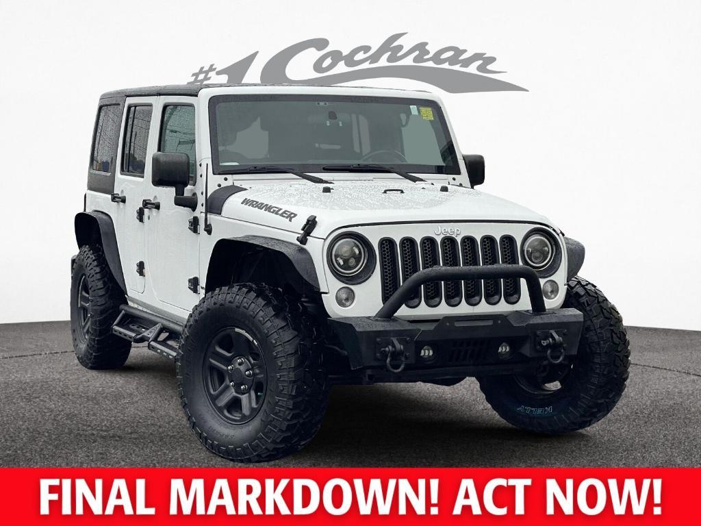 used 2018 Jeep Wrangler JK Unlimited car, priced at $20,945