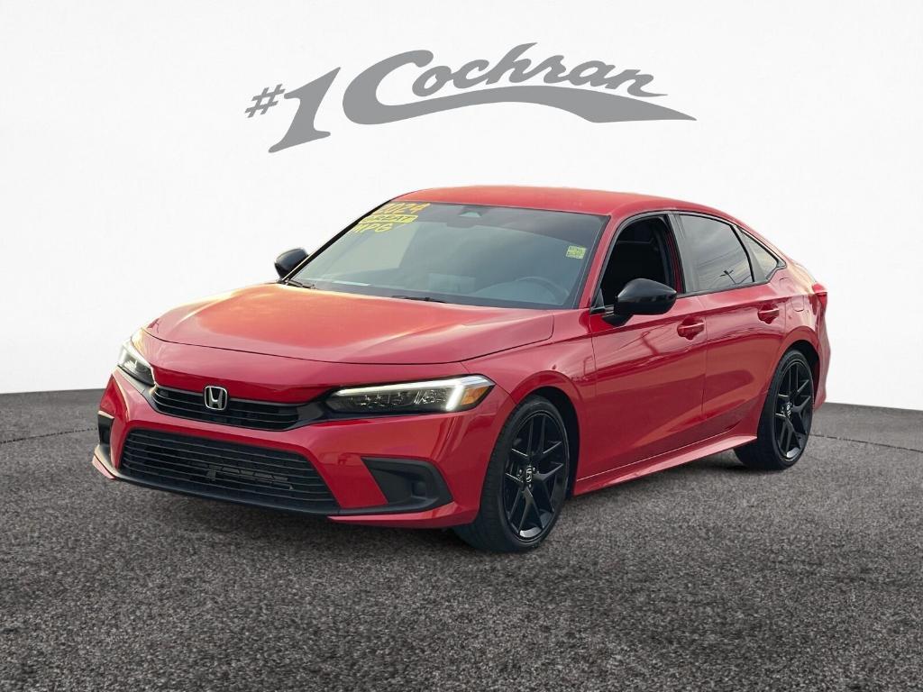 used 2024 Honda Civic car, priced at $25,000