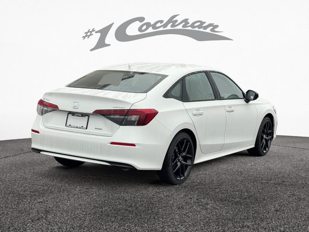 new 2025 Honda Civic Hybrid car, priced at $32,778