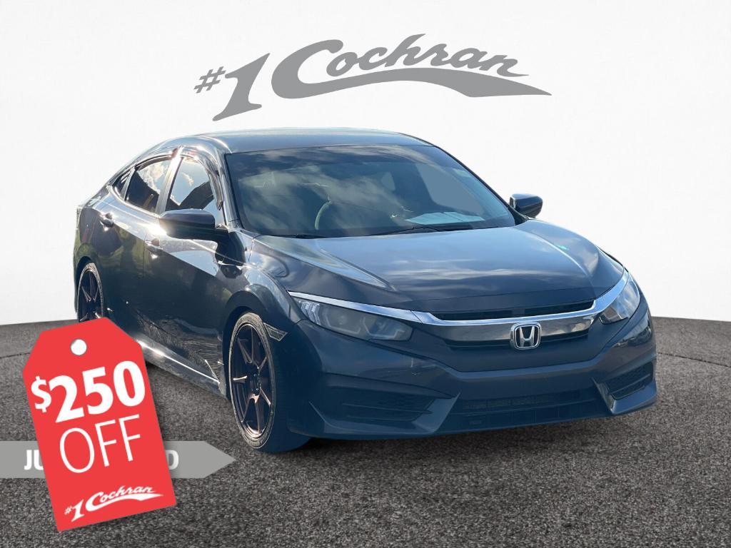 used 2018 Honda Civic car, priced at $13,528