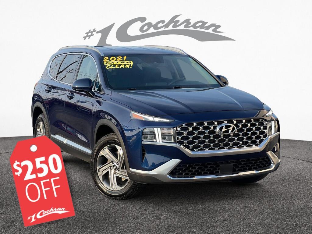 used 2021 Hyundai Santa Fe car, priced at $21,485