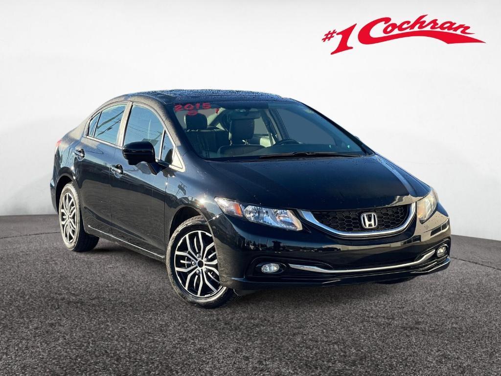 used 2015 Honda Civic car, priced at $12,682
