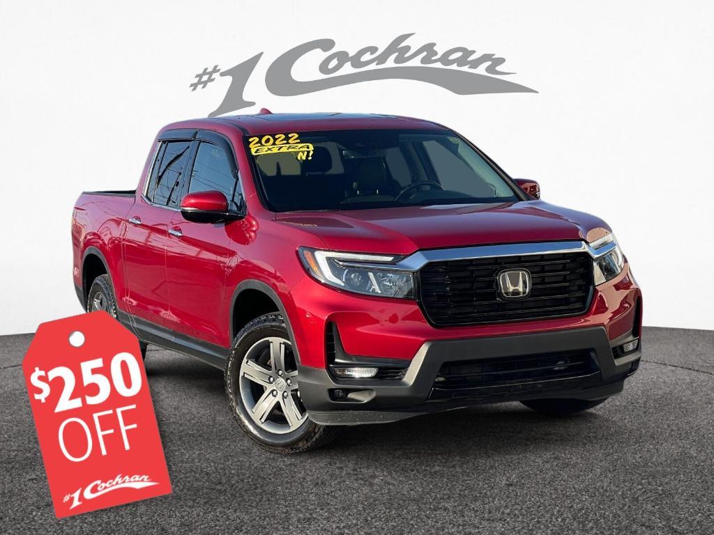 used 2022 Honda Ridgeline car, priced at $33,500