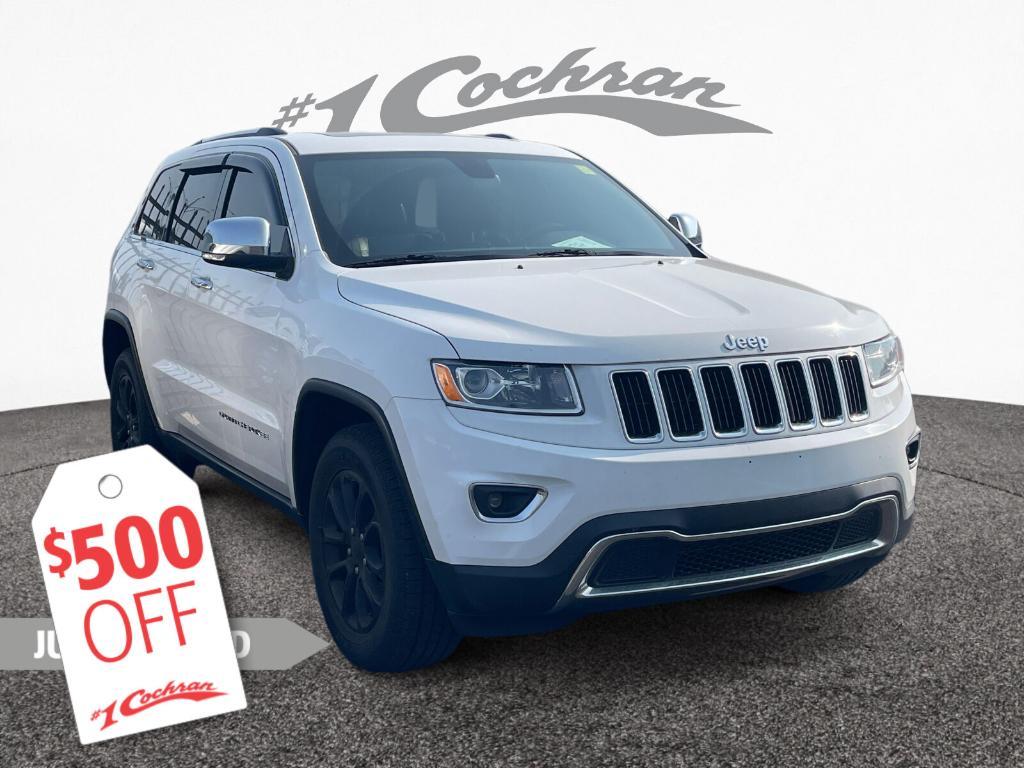 used 2015 Jeep Grand Cherokee car, priced at $10,000