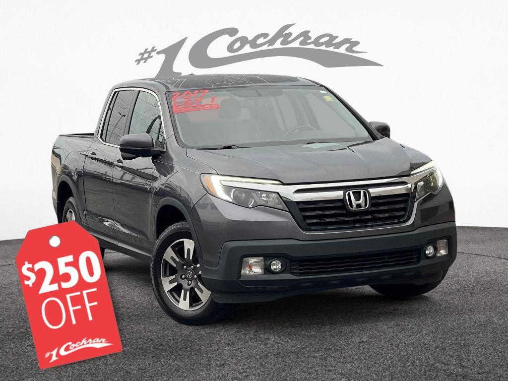 used 2017 Honda Ridgeline car, priced at $17,000
