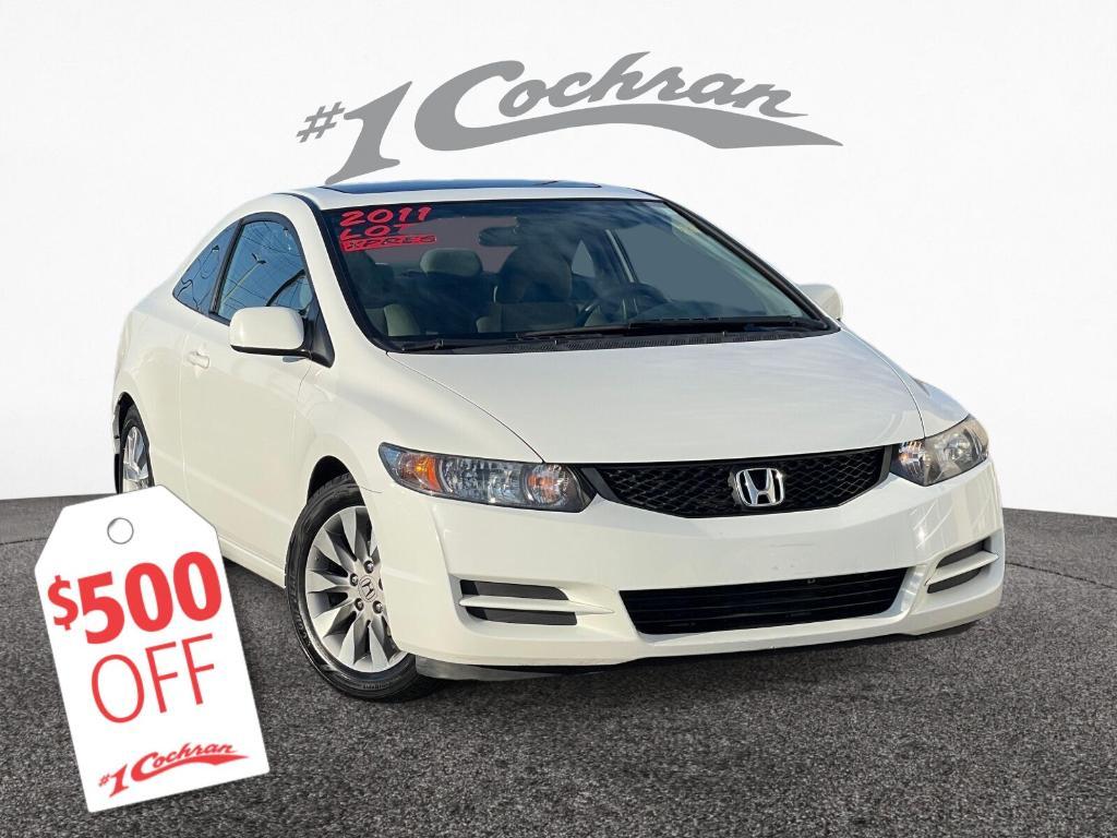 used 2011 Honda Civic car, priced at $7,500