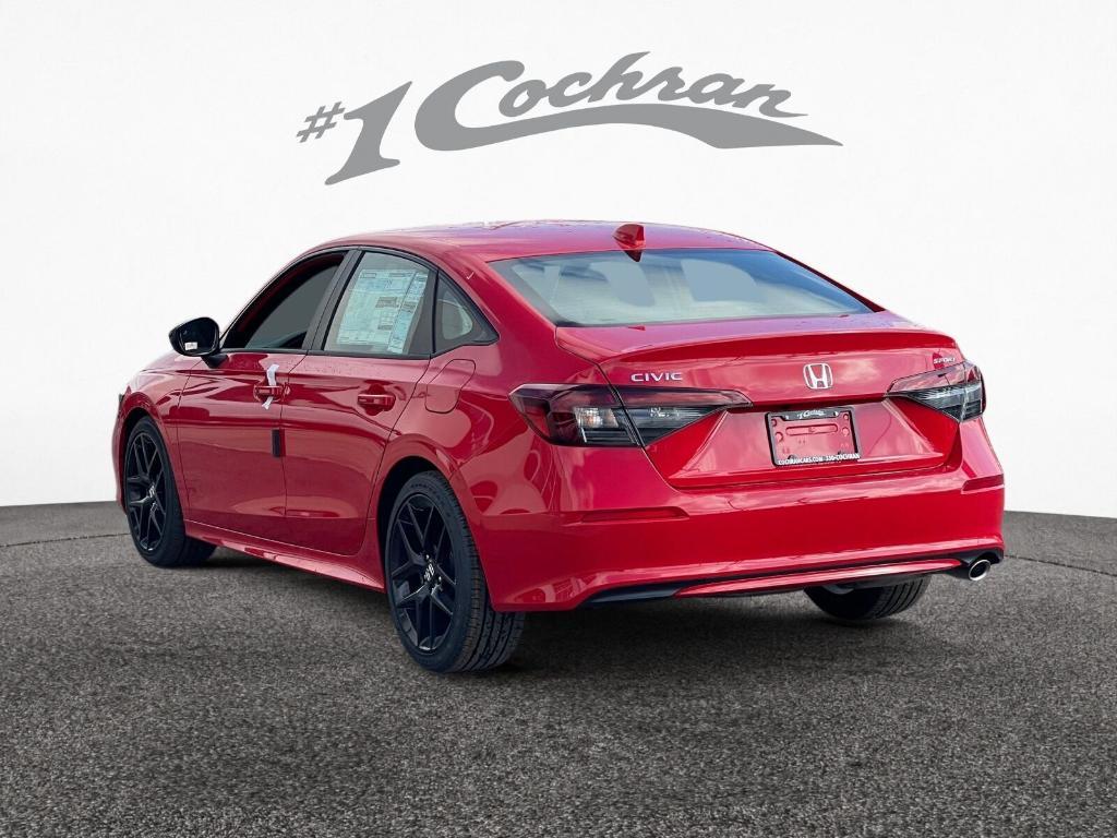 new 2025 Honda Civic car, priced at $26,466