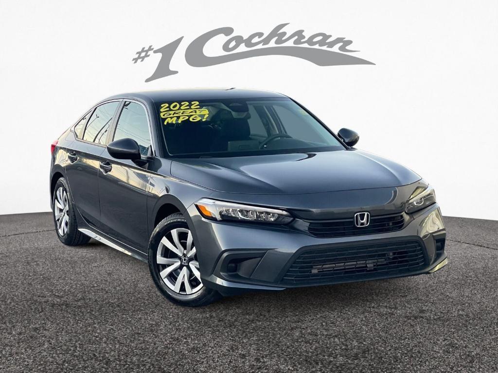 used 2022 Honda Civic car, priced at $21,122