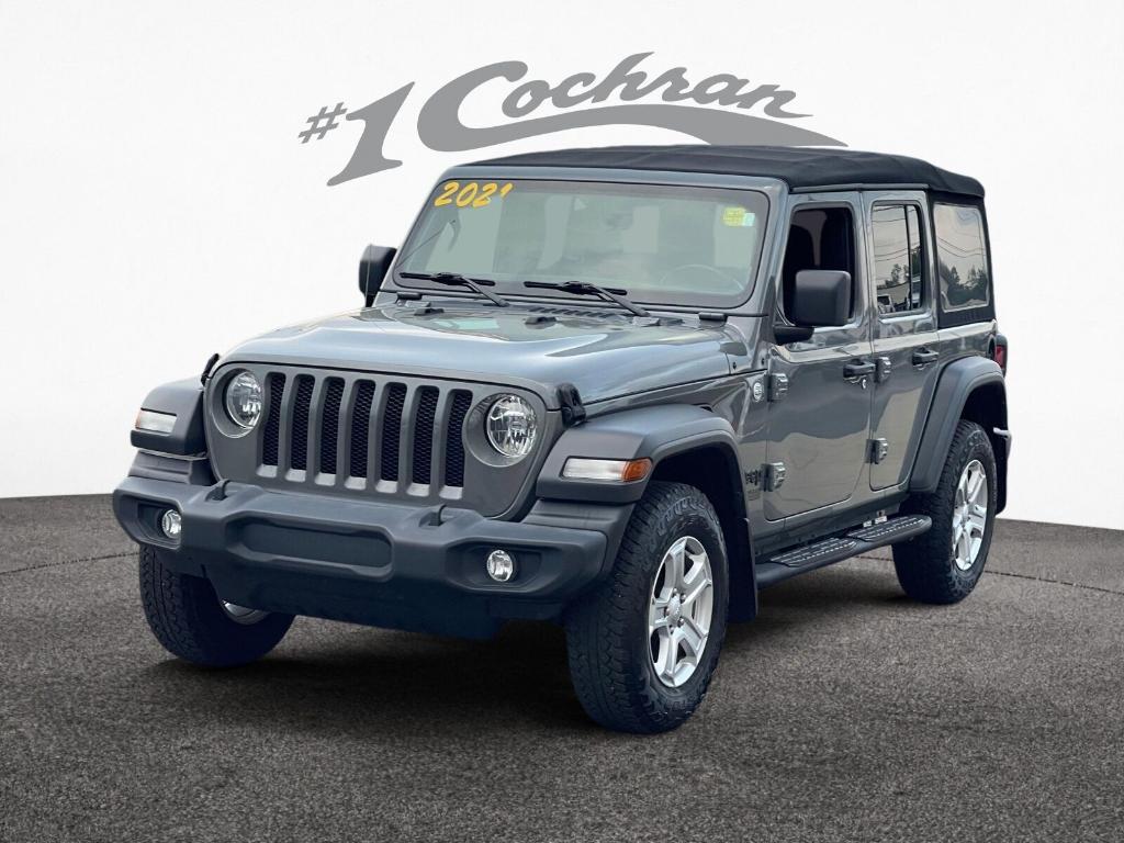 used 2021 Jeep Wrangler Unlimited car, priced at $27,989