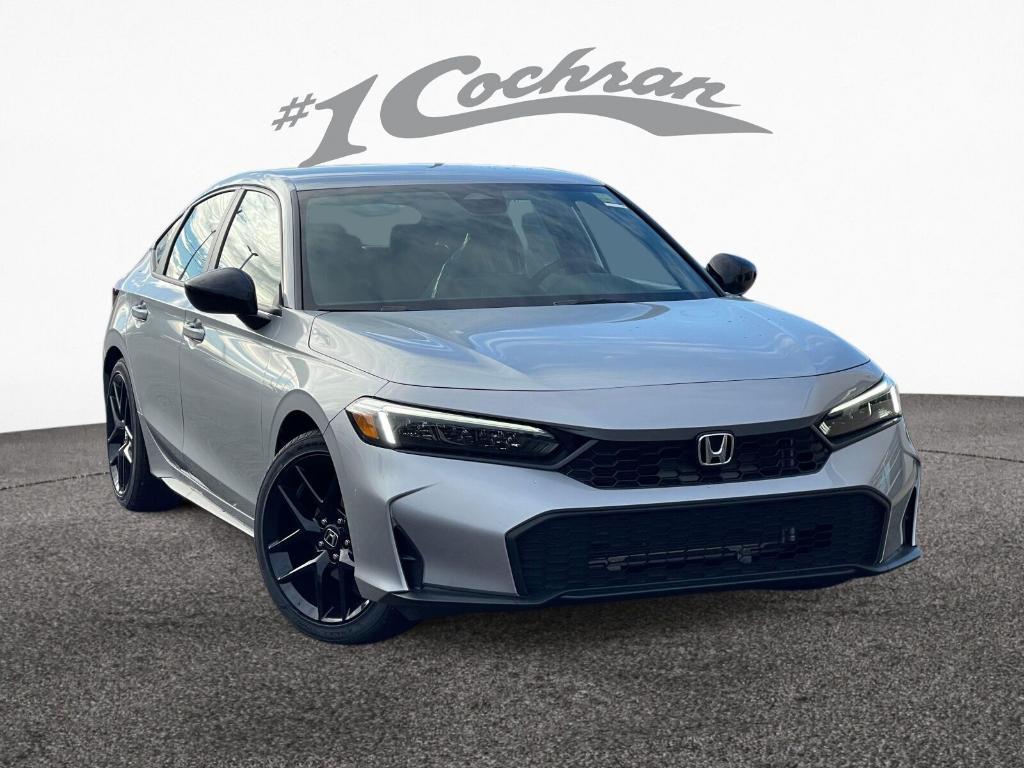 new 2025 Honda Civic car, priced at $27,555