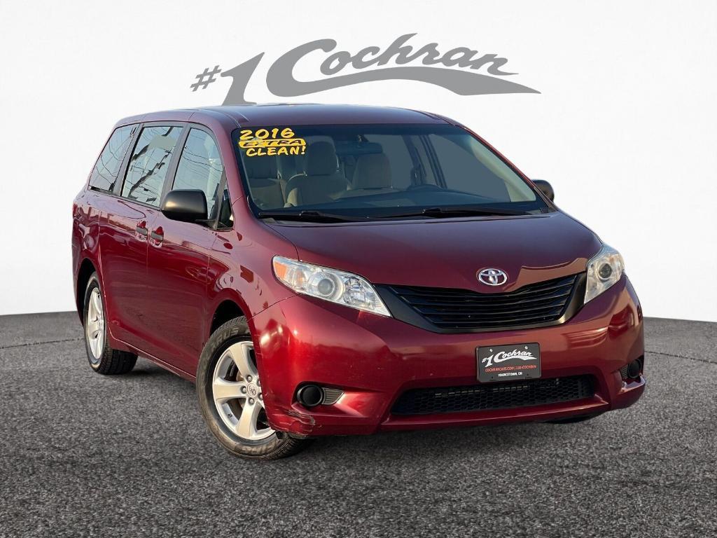 used 2016 Toyota Sienna car, priced at $22,250