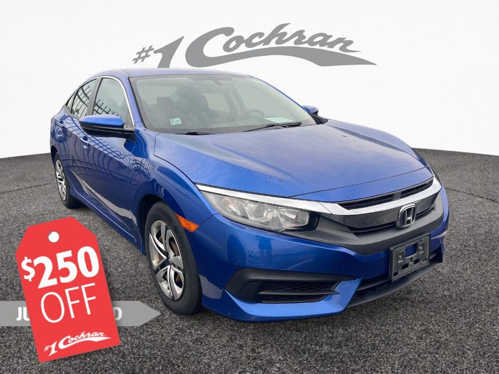 used 2017 Honda Civic car, priced at $16,000