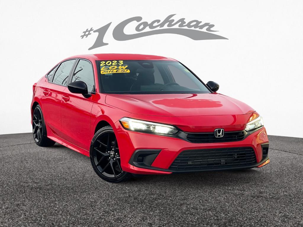 used 2023 Honda Civic car, priced at $25,500