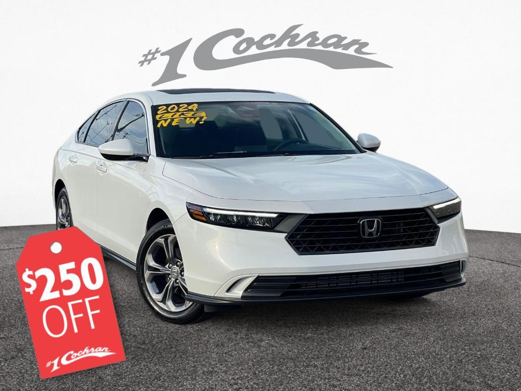 used 2024 Honda Accord car, priced at $27,879