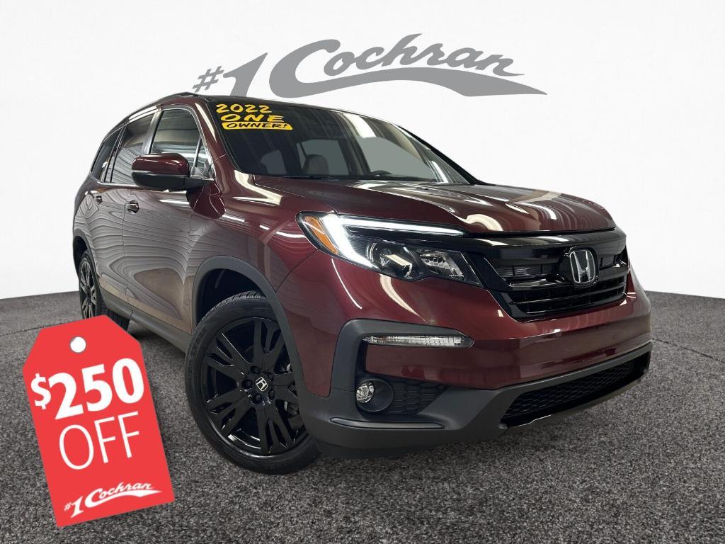 used 2022 Honda Pilot car, priced at $35,800